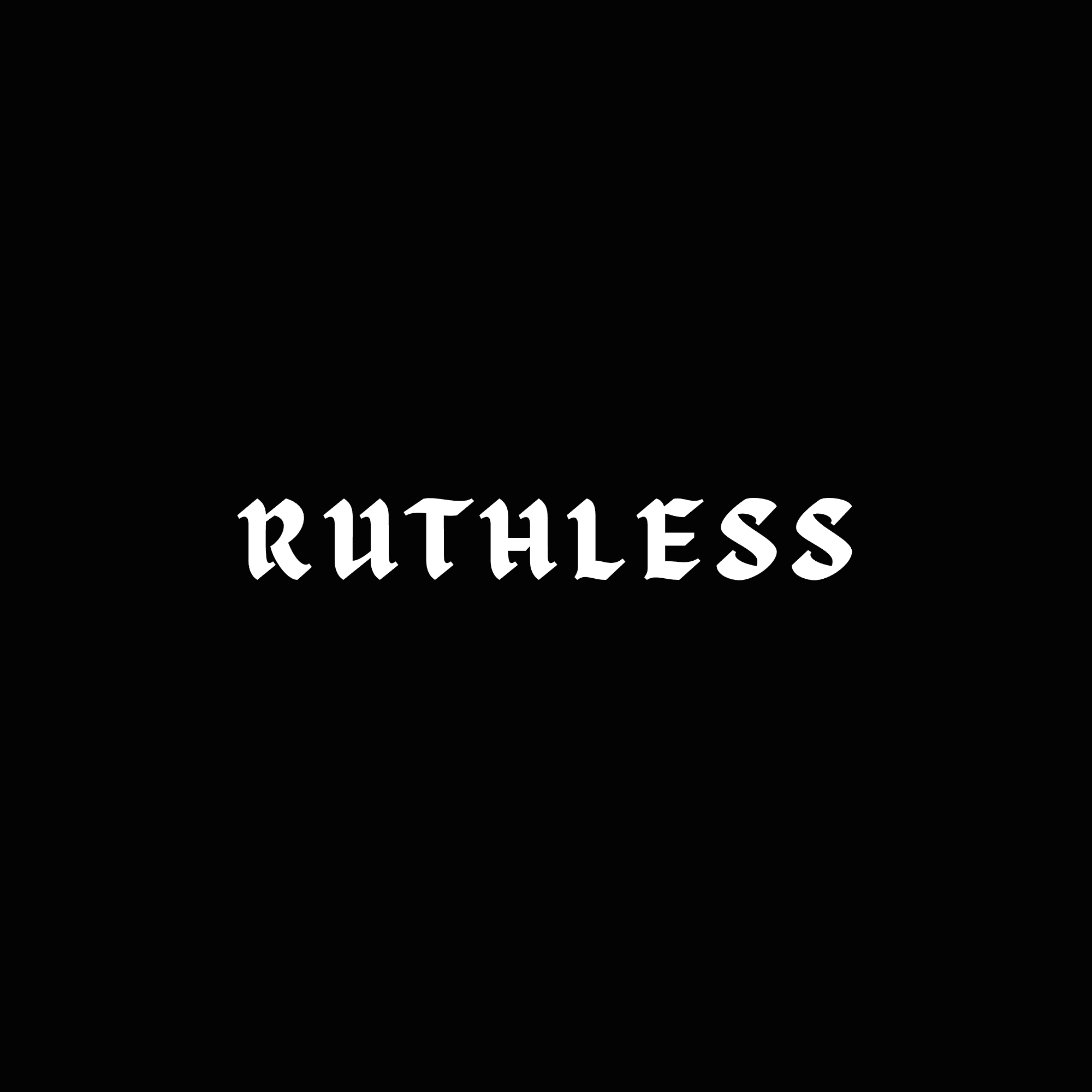 RUTHLESS logo
